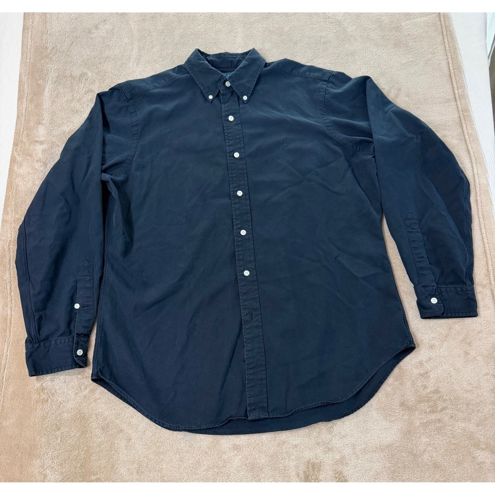 Vintage Ralph Lauren Classic Fit Shirt Men Size Large botton down good faded